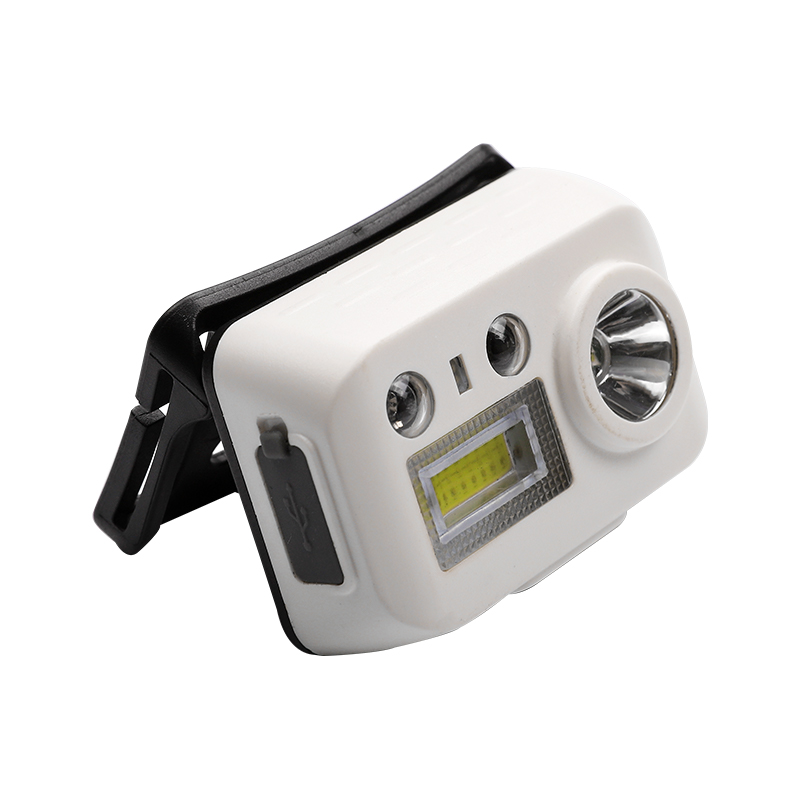 Faro recargable de pesca nocturna montado en la cabeza con zoom LED de inducción de luz fuerte TL-70 3W