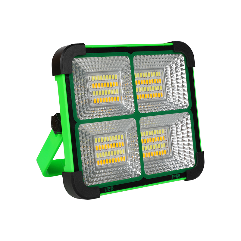 SL-D08 Luz solar portátil 18W 3600mAh 1800LM 168Led IP66 brillo continuo sitio de trabajo batería recargable led luz de piso corte de energía luz de trabajo de emergencia reparación de automóviles