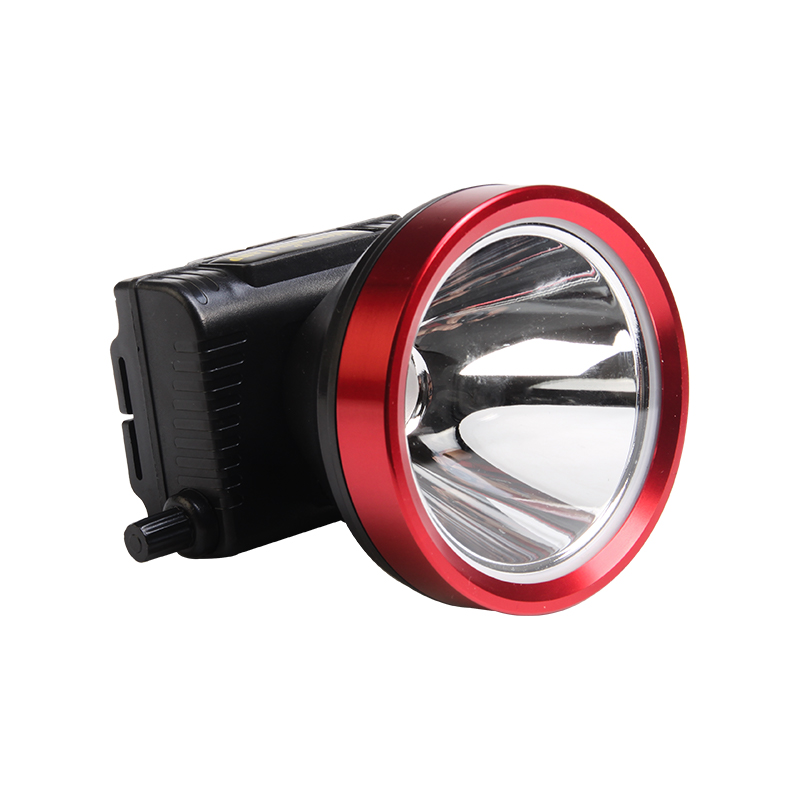 TL-20 1LED10W recargable impermeable aleación de aluminio botón de cabeza brillo ajustable faro portátil