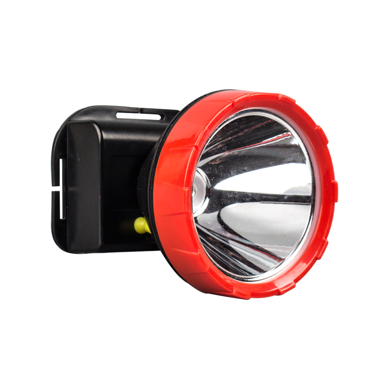 TL-21 1LED10W puede mostrar electricidad cuerpo principal recargable pequeño anillo de cabeza en espiral linterna frontal portátil para trabajo al aire libre